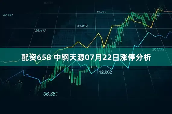 配资658 中钢天源07月22日涨停分析